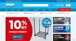 Desktop Screenshot of metalcagesandpallets.co.uk